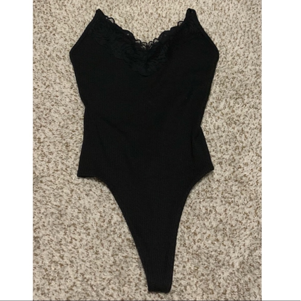 PINK Victoria’s Secret black bodysuit
